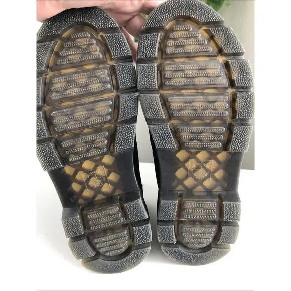 Dr Martens Chelsea Boots Womens Size 8 Embury Black Wyoming Leather Casual P9 - Picture 7 of 8